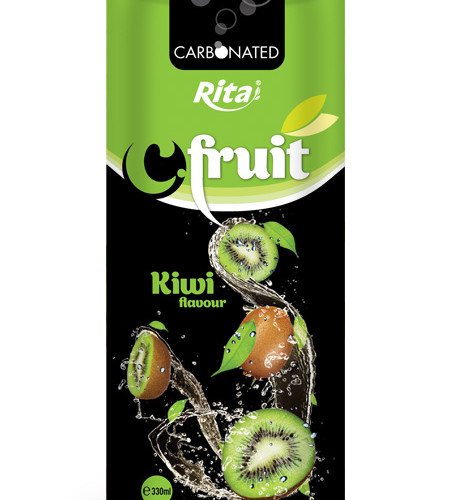 carbonated kiwi juice